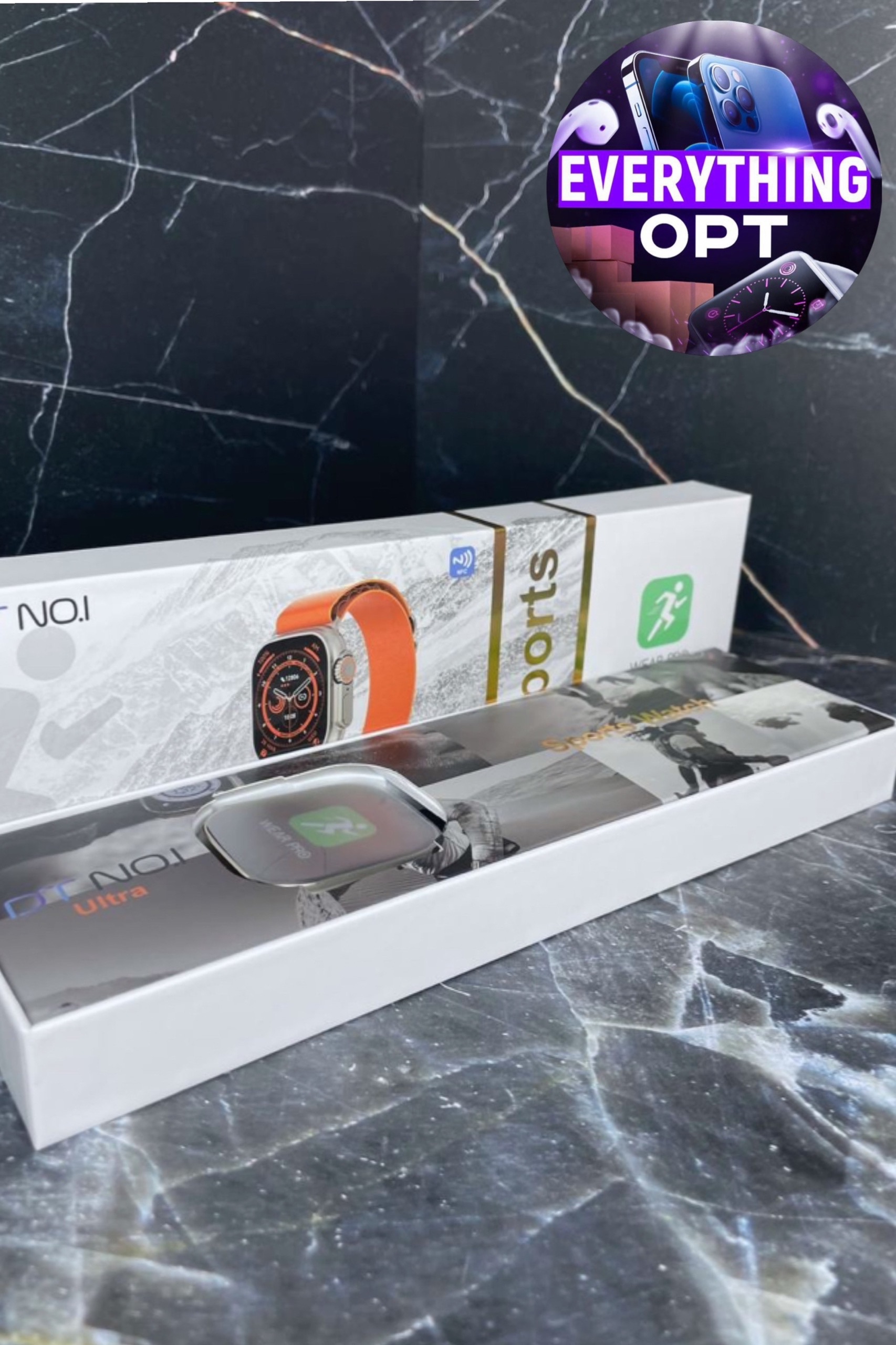 Смарт-часы DT NO.1 Ultra (Black,Orange)