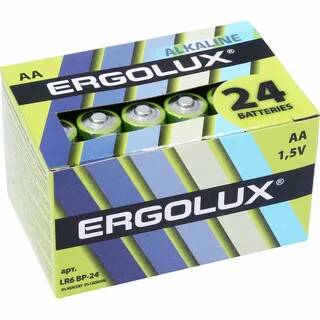 Элемент питания Ergolux LR6/316 БОКС24 NEW