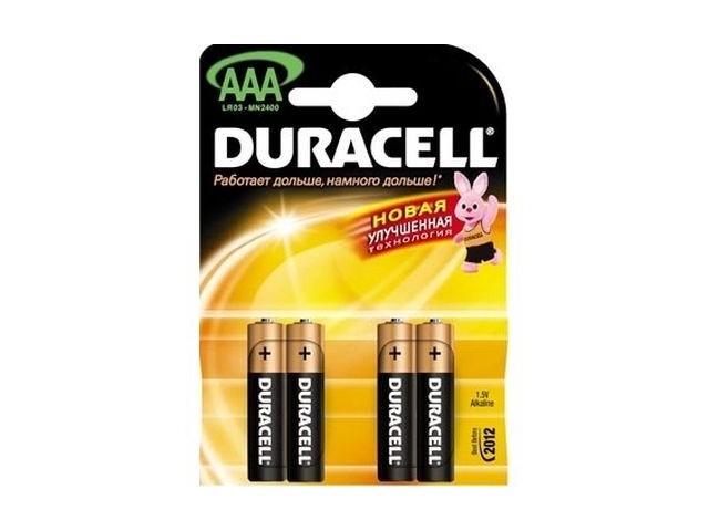 Батарейки Duracell R 3  4в1 RK-6905/ 40/960/