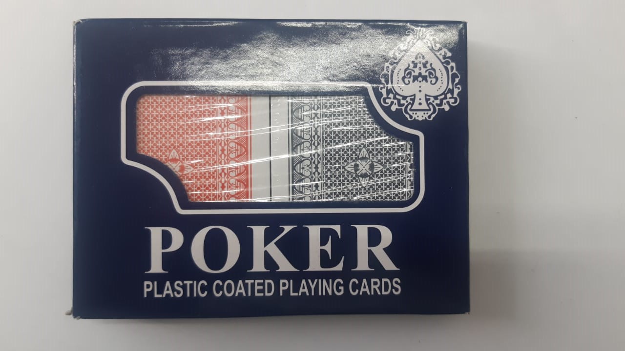 Карты игральные пластиковые "POKER" н-р 2шт - 54 л..RK-7170/12/144/