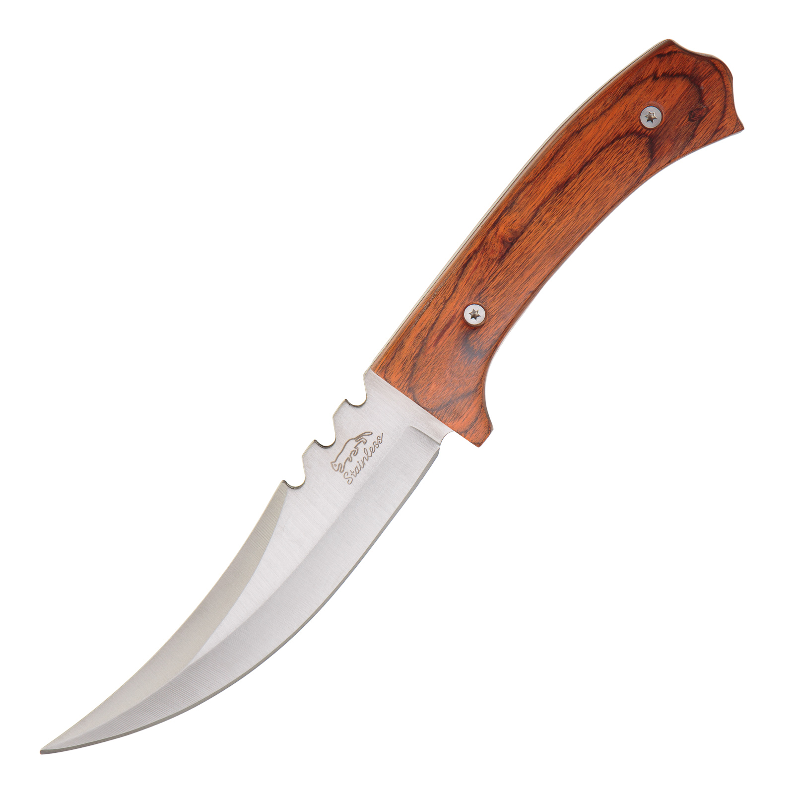 Нож туристический 28 см дерев ручка №А061Д/120/12