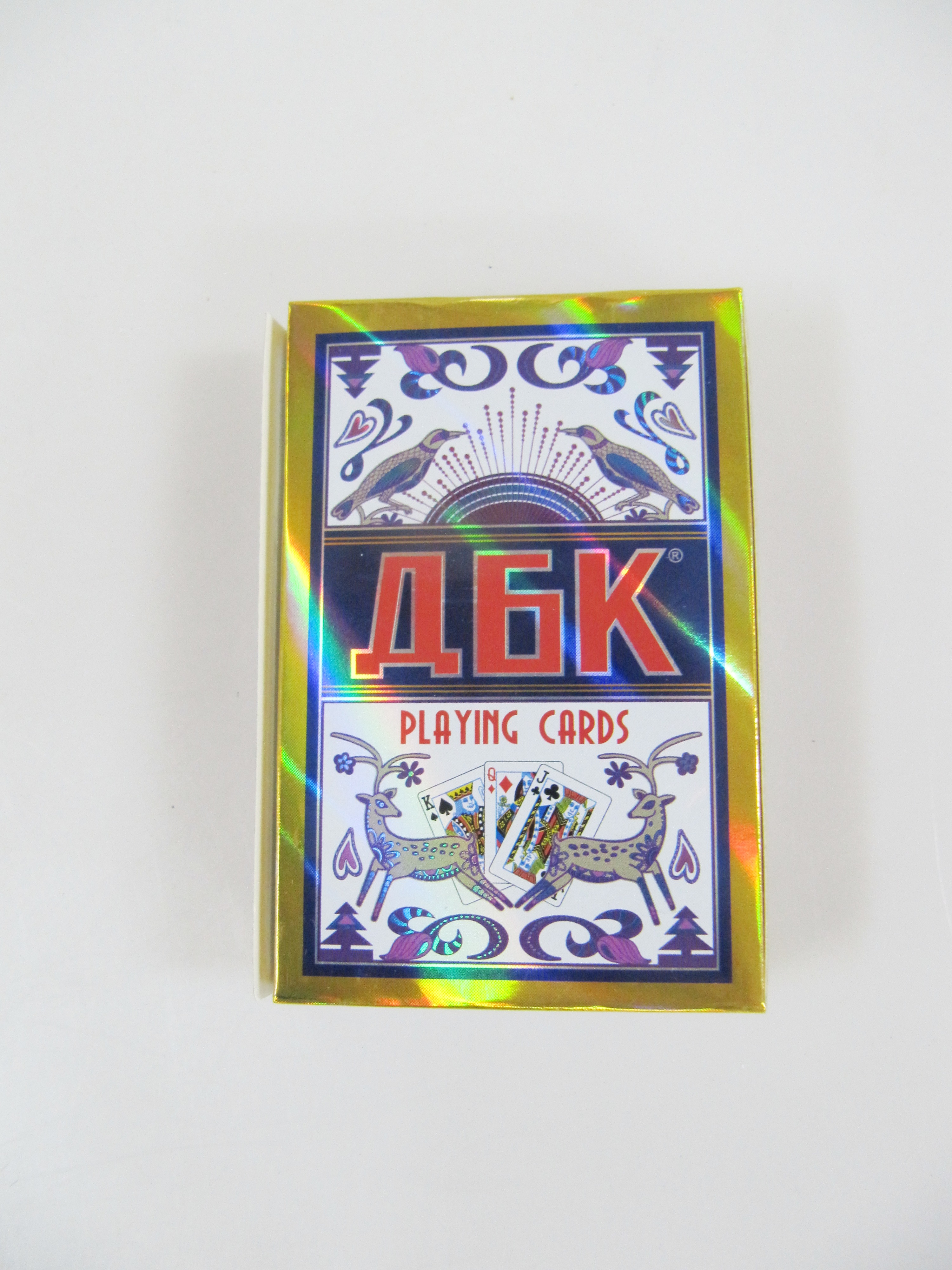 Карты игральные ДБК-1 54 л пластик RK-6583,6993/10/100/