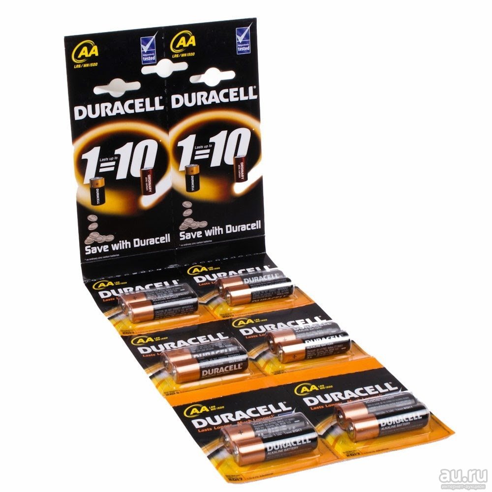 Батарейки Duracell R 3 на листе 12 шт RK-6903/1/120/