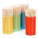 Березовые зубочистки 80 шт в баночке/240/10