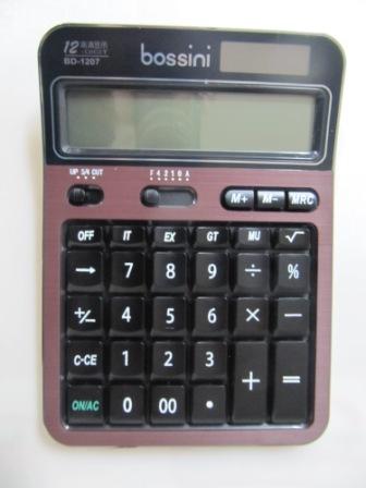 Калькулятор 13*18 см BOSSINI BD-1207/2/60/