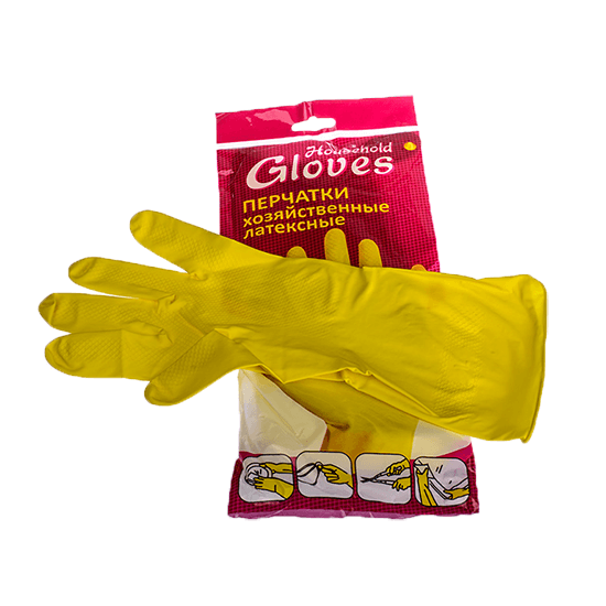 Перчатки резиновые Gloves 28 гр размер L/12/240/