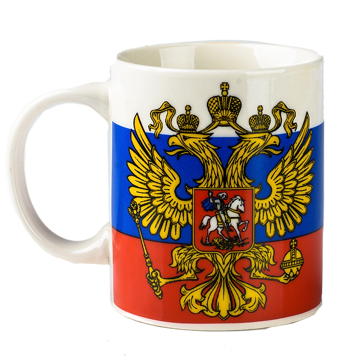 Кружка керам 350мл ФЛАГ РОССИИ уп/12